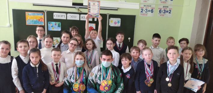 Встреча с мастерами спорта по кикбоксингу