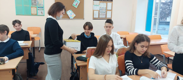 Выборы президента совета обучающихся школы
